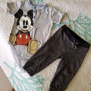 Dysney bodysuit and pants.